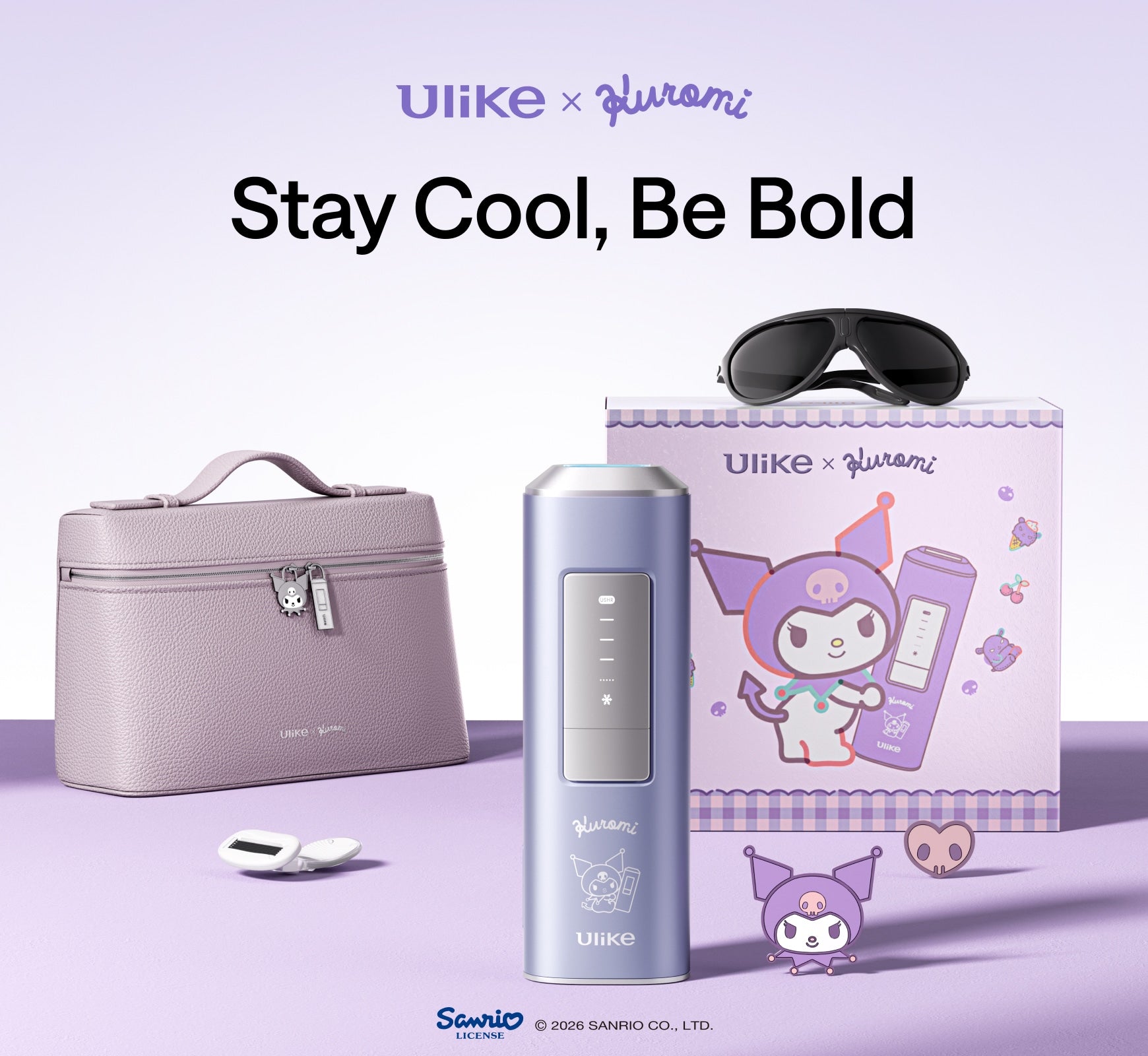 脱毛・除毛 Ulike Air2 IPL Hair Removal Device Ulike x Kuromi Air2 MAX Ice Cooling IPL Hair Removal Device