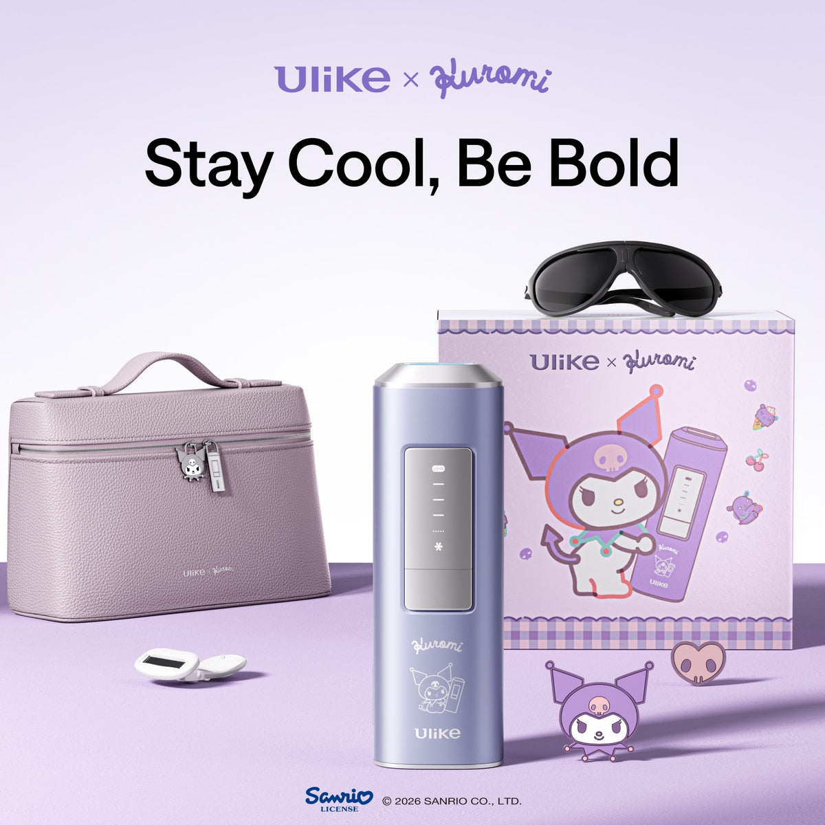Ulike x Kuromi Air2 MAX Ice Cooling IPL Hair Removal Device